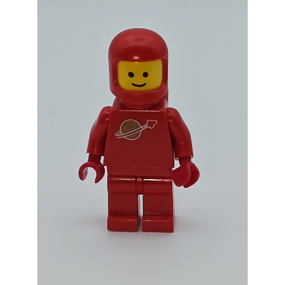 LEGO Classic Space Red Astronaut Minifigure sp132 Excellent Condition Reissue